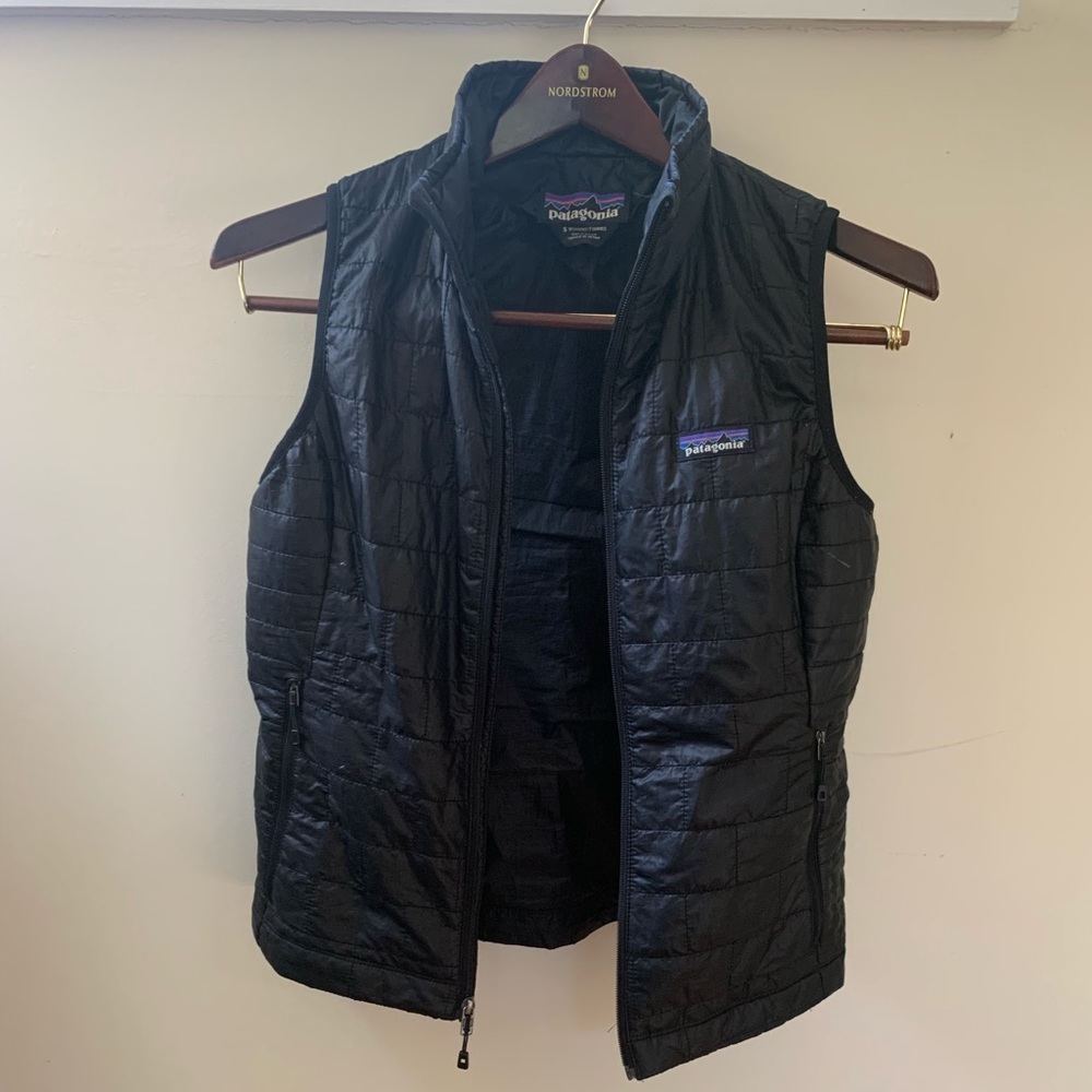 Patagonia Nano Puff Vest, Black, Women’s S